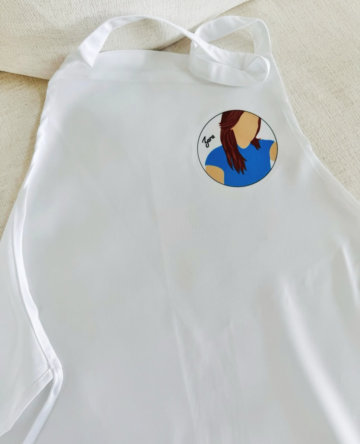 Faceless potrait apron