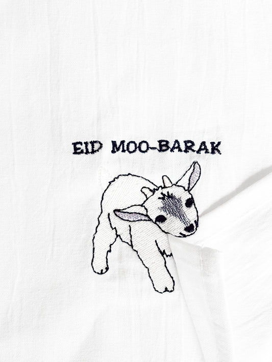 Eid Moo-Barak Cute Goat Kitchen Towel