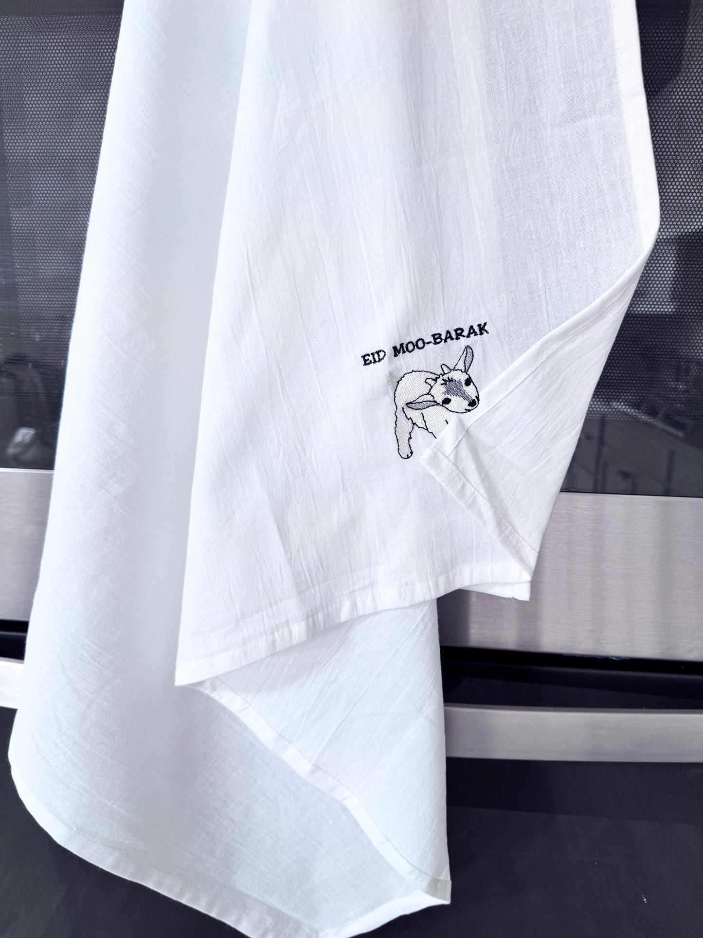 Eid Moo-Barak Cute Goat Kitchen Towel